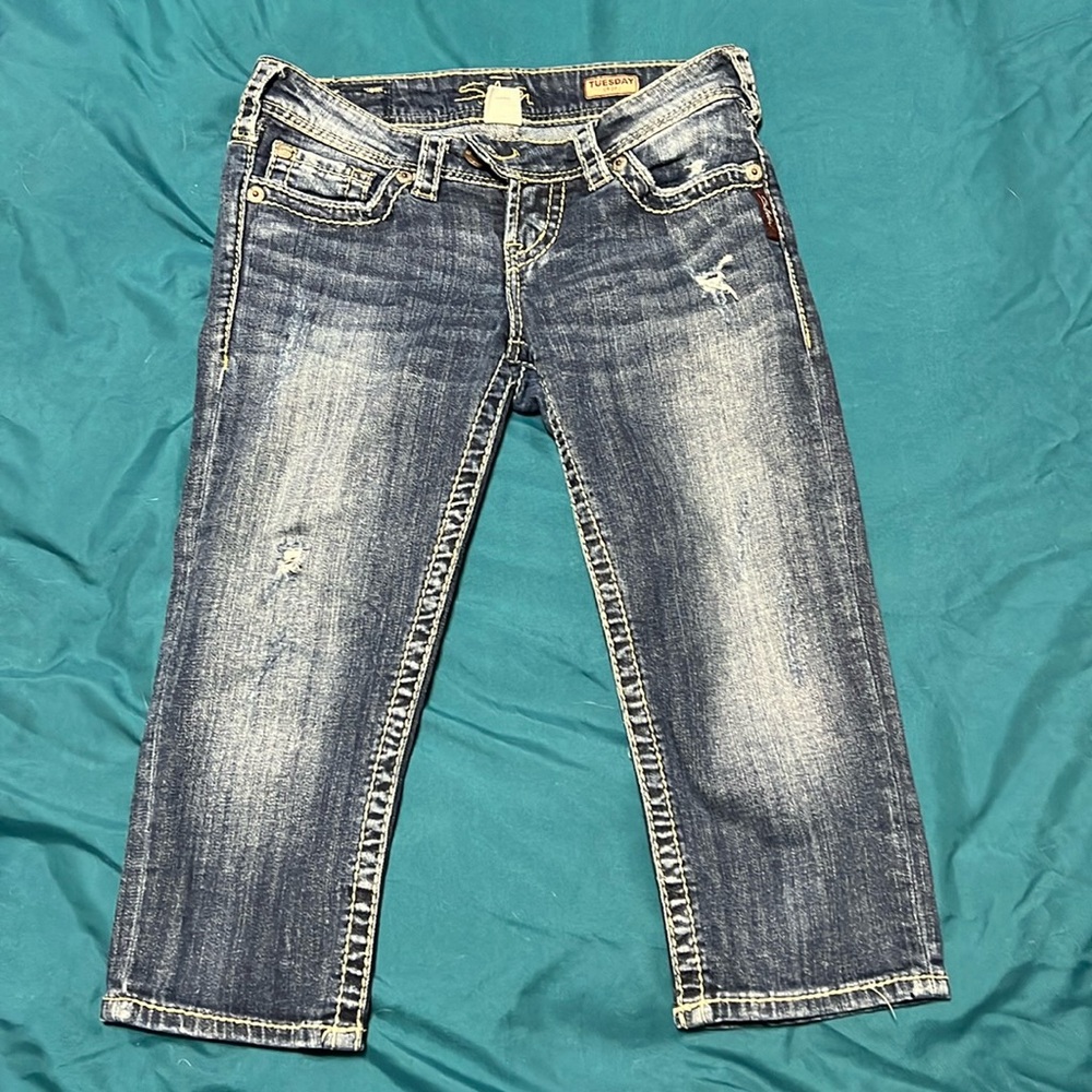 Cropped jeans